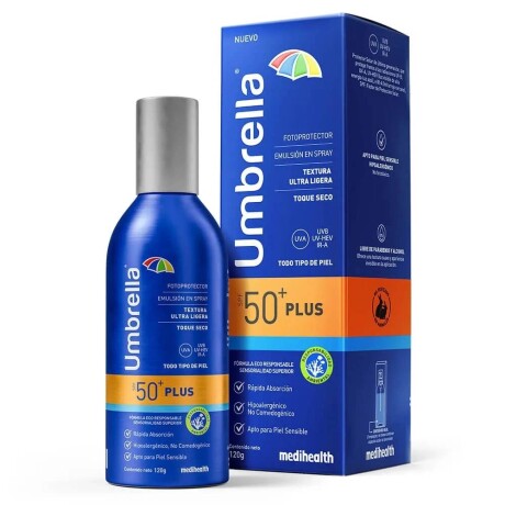 Protector Solar Umbrella Plus en Spray FPS50+ 120ml Protector Solar Umbrella Plus en Spray FPS50+ 120ml