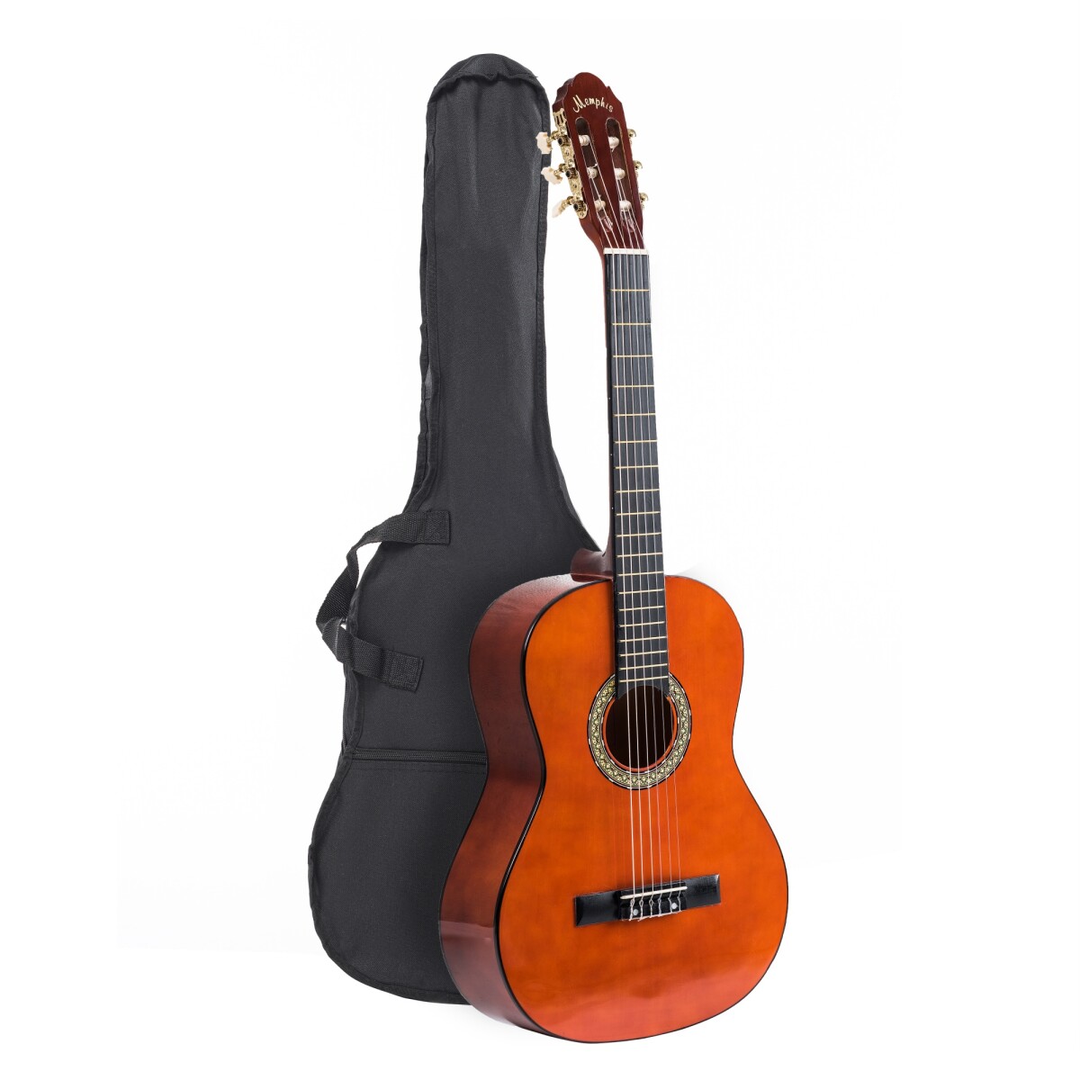 Guitarra Clasica/memphis 851 1/2 Natural Con Funda 