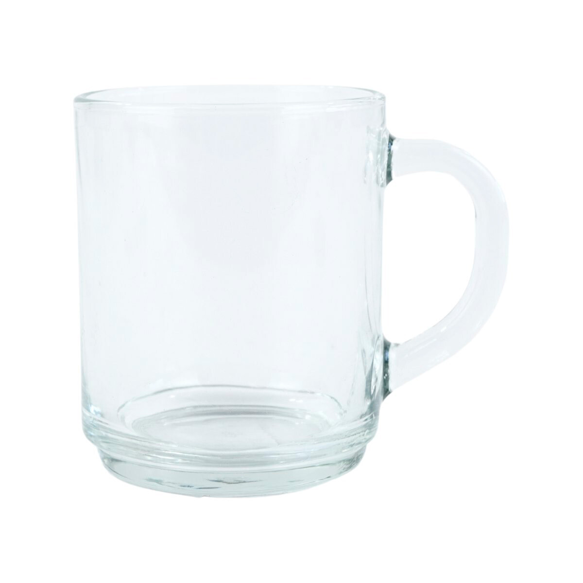 Taza de vidrio lisa 