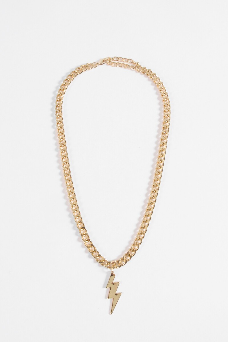 Collar rayo dorado