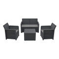 JUEGO DE JARDIN NASSAU STORAGE GRAFITO Juego De Jardin Nassau Storage Grafito