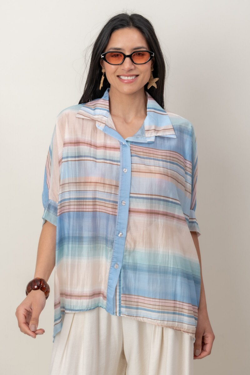 CAMISA DUNIA - Celeste 