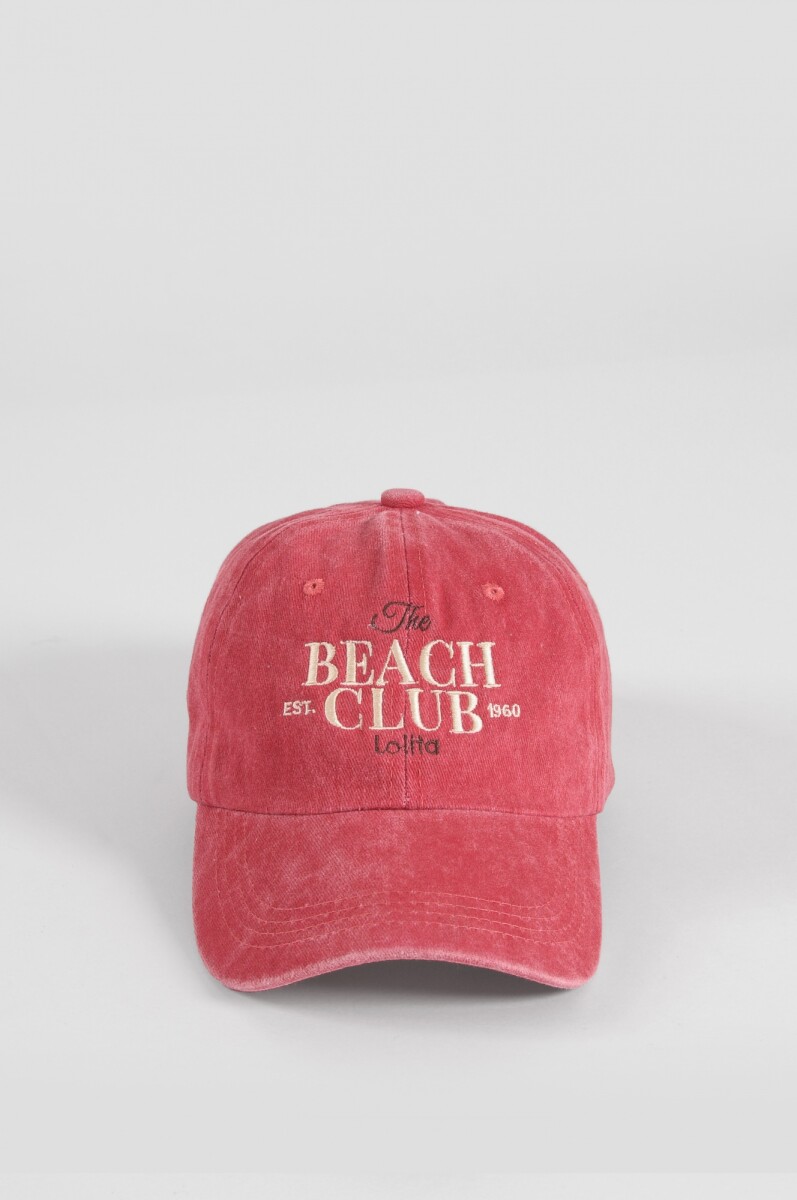 Cap The Beach Club - rojo 