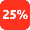 25% Lavarropas Candy 7kg