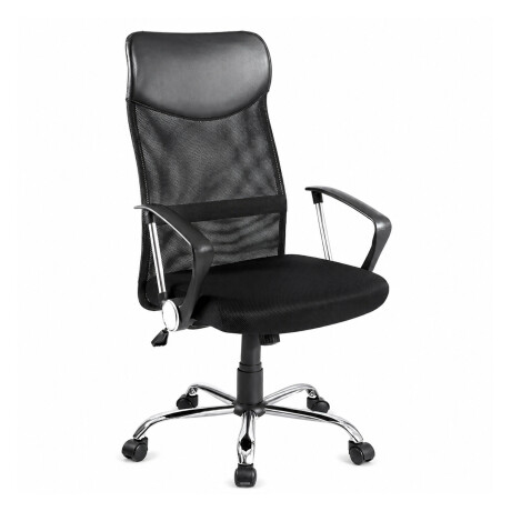 Silla Ejecutiva Escritorio Apoya Brazo Ruedas Alta Gama Negro