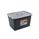Caja organizadora 50 lts NEGRO Y GRIS