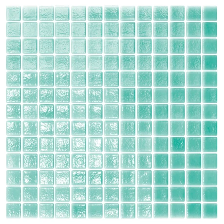 Pastilla piscina malla mosaico vitrificado menta 2.5x2.5Cm 000