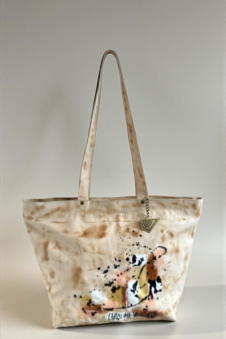 Cartera VITRA Natural Línea Ottenta Con Arte Cartera VITRA Natural Línea Ottenta Con Arte