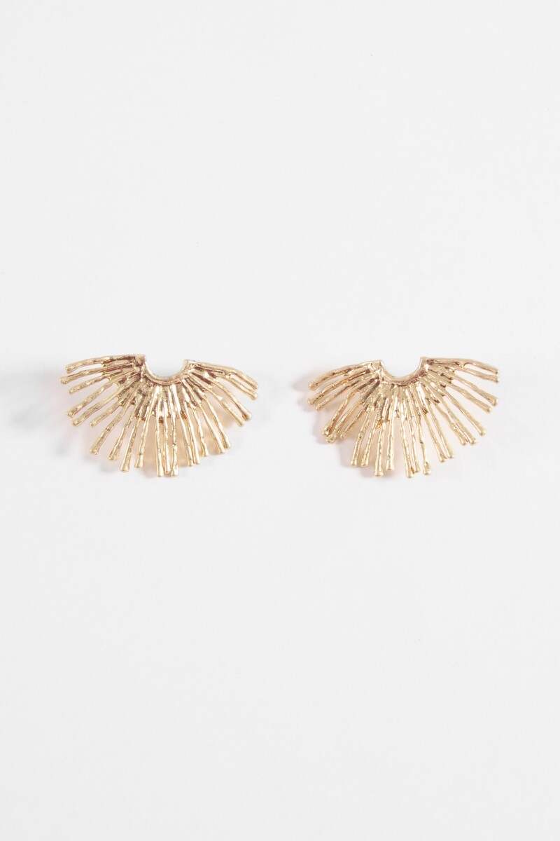 Caravanas etnic antique dorado