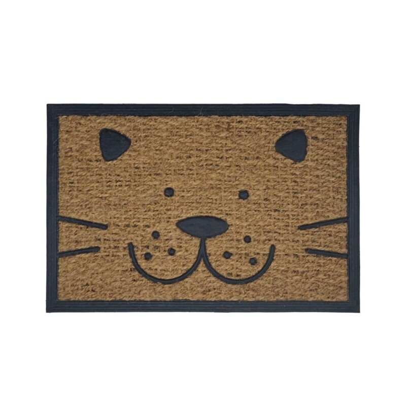 Felpudo coco/goma 40x60 cm GATO