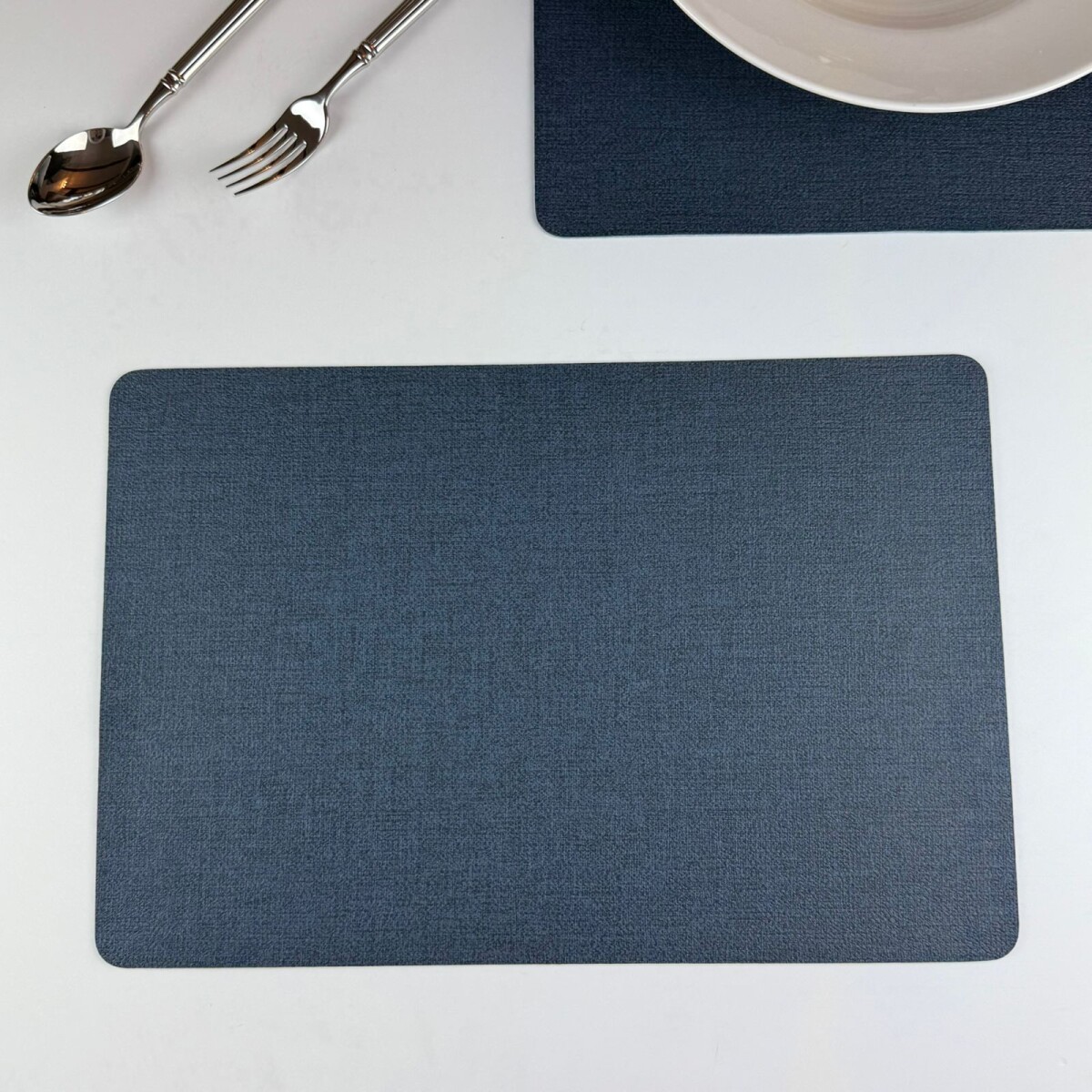Individual de Símil Cuero 45cm x 30cm - Azul 