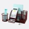 Set Organizador De Escritorio Rojo