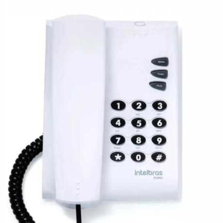 Teléfono INTELBRAS Pleno Fijo - Gris Ártico Teléfono INTELBRAS Pleno Fijo - Gris Ártico