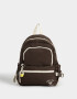Mochilas Urbanas Mochila Canvas Back To School - Marron Chocolate
