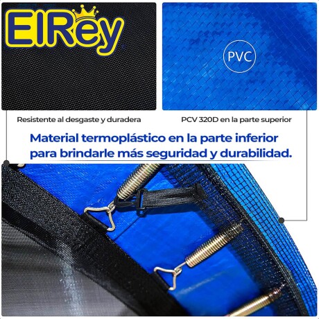 Cama Elástica Grande 3.60 + Cobertor + Red + Escalera Cme001360