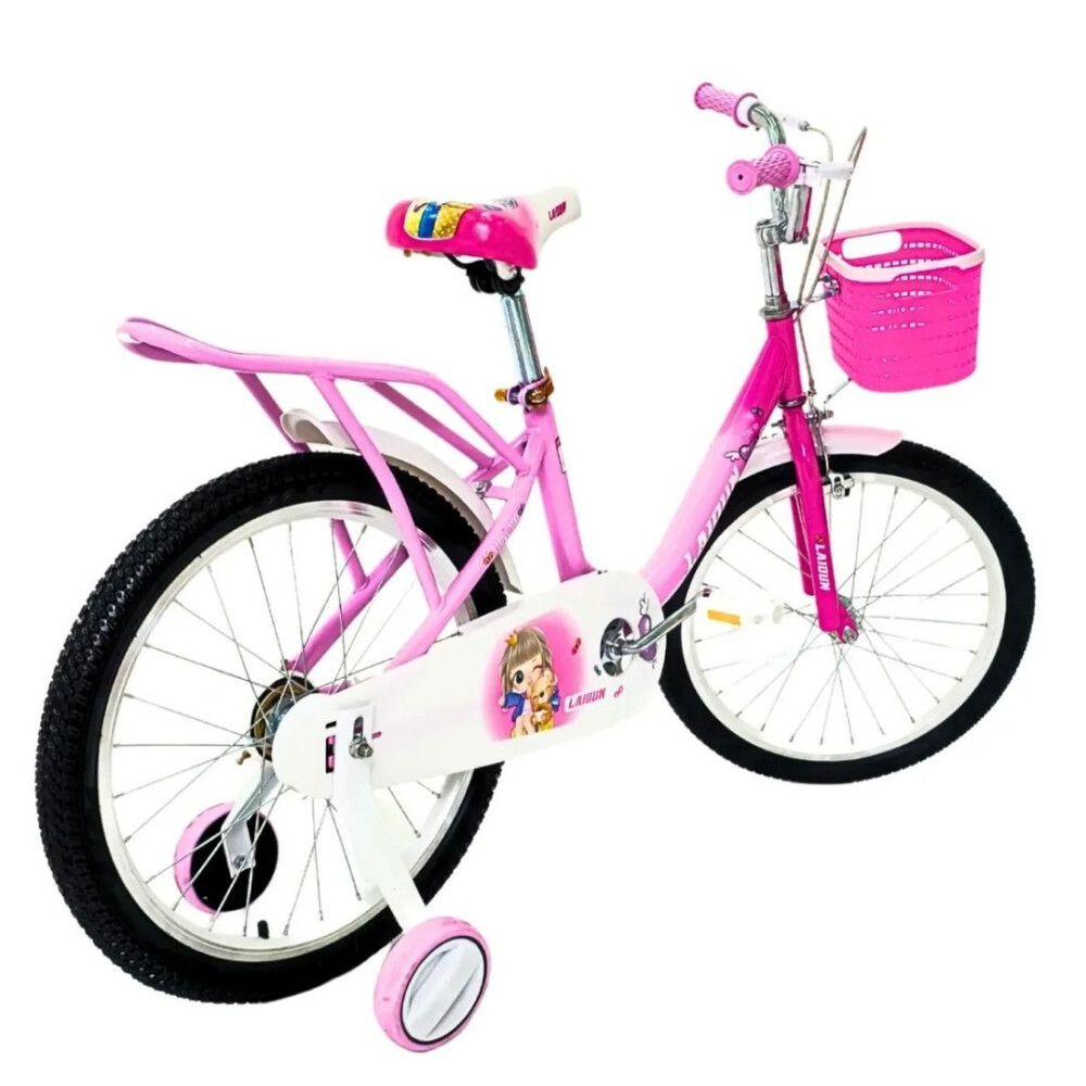 Bicicleta Combinada Rodado 20 Con Rueditas COMBINADO FUCSIA