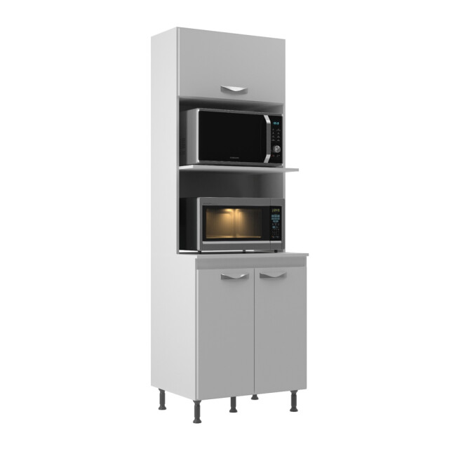 Mueble De Cocina Armario Panelero Horno Micoroondas Mueble De Cocina Armario Panelero Horno Micoroondas