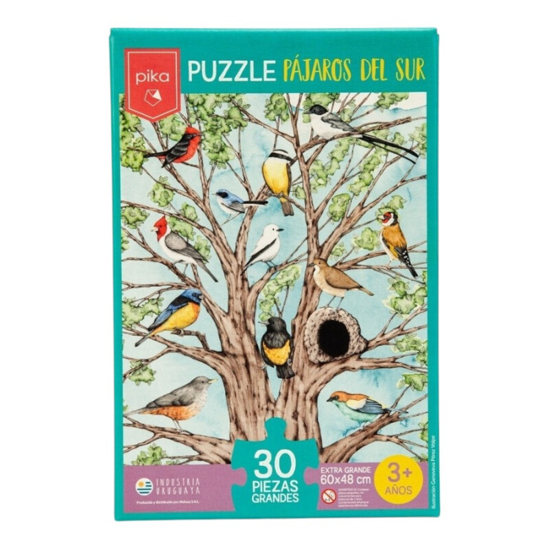 Puzzle Pájaros del Sur 30 Piezas Pika Puzzle Pájaros del Sur 30 Piezas Pika