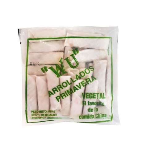 ARROLLADITOS PRIMAVERA DE VEGETALES WU 25 UNIDADES ARROLLADITOS PRIMAVERA DE VEGETALES WU 25 UNIDADES