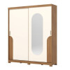 Ropero Abba 2 puertas Corredizos con Espejo Talles D335 Henn Ropero Abba 2 puertas Corredizos con Espejo Talles D335 Henn