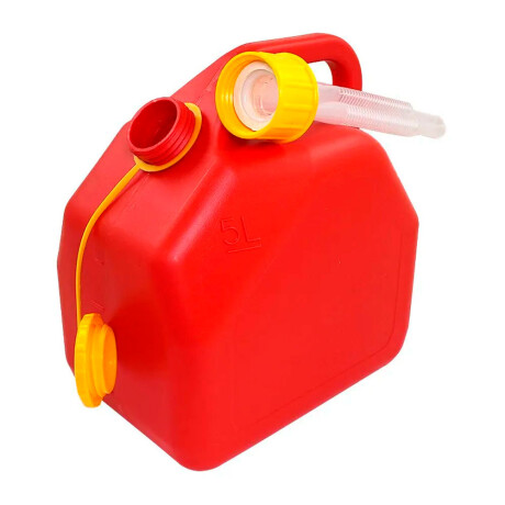 CAMPING - BIDON PLASTICO 5LTS CON TAPON CEBADOR - CAMPING - BIDON PLASTICO 5LTS CON TAPON CEBADOR -
