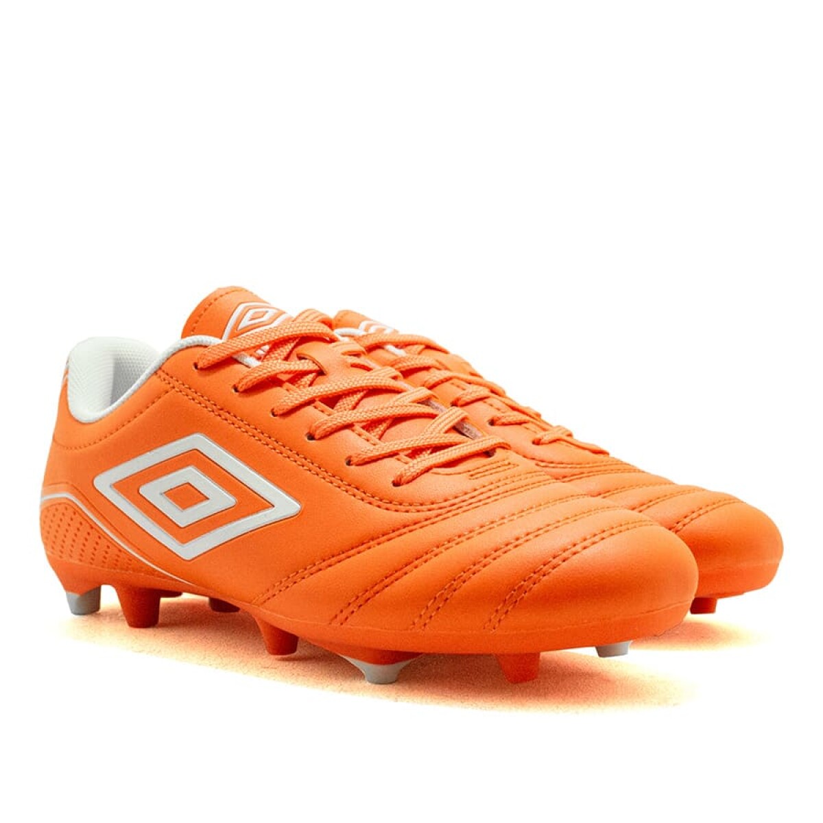 Championes Umbro de Fútbol Classico II de Niños - 20206073 - Naranja-blanco 