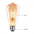 Lámpara Filamento LED Pera Luz Fría E27 Vintage Lámpara Filamento LED Pera Luz Fría E27 Vintage