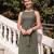 Vestido Casual. Verde