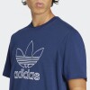 Remera Adidas Adicolor Outline Trifolio Azul