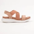 SANDALIA PADDOCK ACAPULCO CRUZADA ELASTICO BEIGE