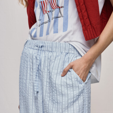 PANTALÓN ROMA Celeste