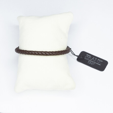 Pulsera de cuero y acero, FRANK: Pulsera de cuero y acero, FRANK: