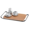 Bandeja en madera c/asas negras FUTURE Bandeja en madera c/asas negras FUTURE