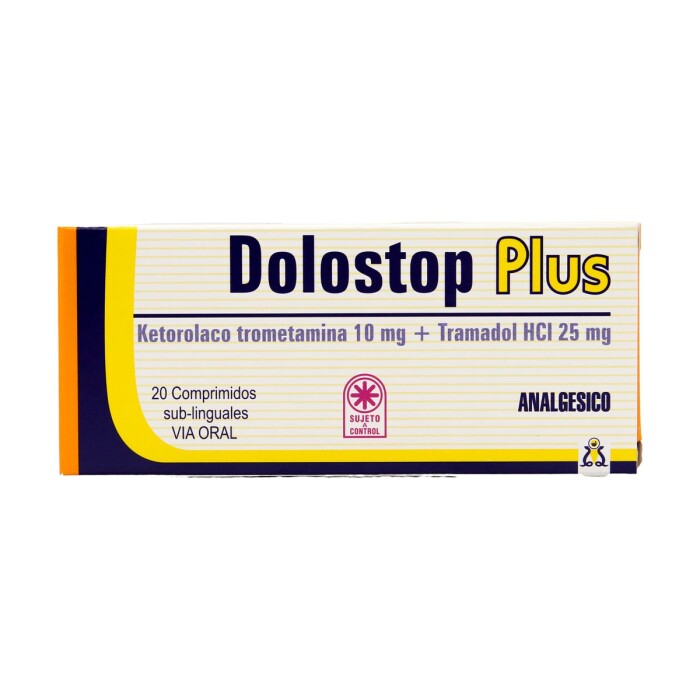 DOLOSTOP PLUS CJ X 20 COMP. SUBLINGUAL única