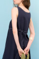 VESTIDO LINO VIVI AZUL