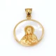 Medalla Religiosa imagen Cristo en oro 18kts y nacar Medalla Religiosa imagen Cristo en oro 18kts y nacar