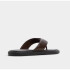 TAZZO BLACK LEATHER DARK BROWN