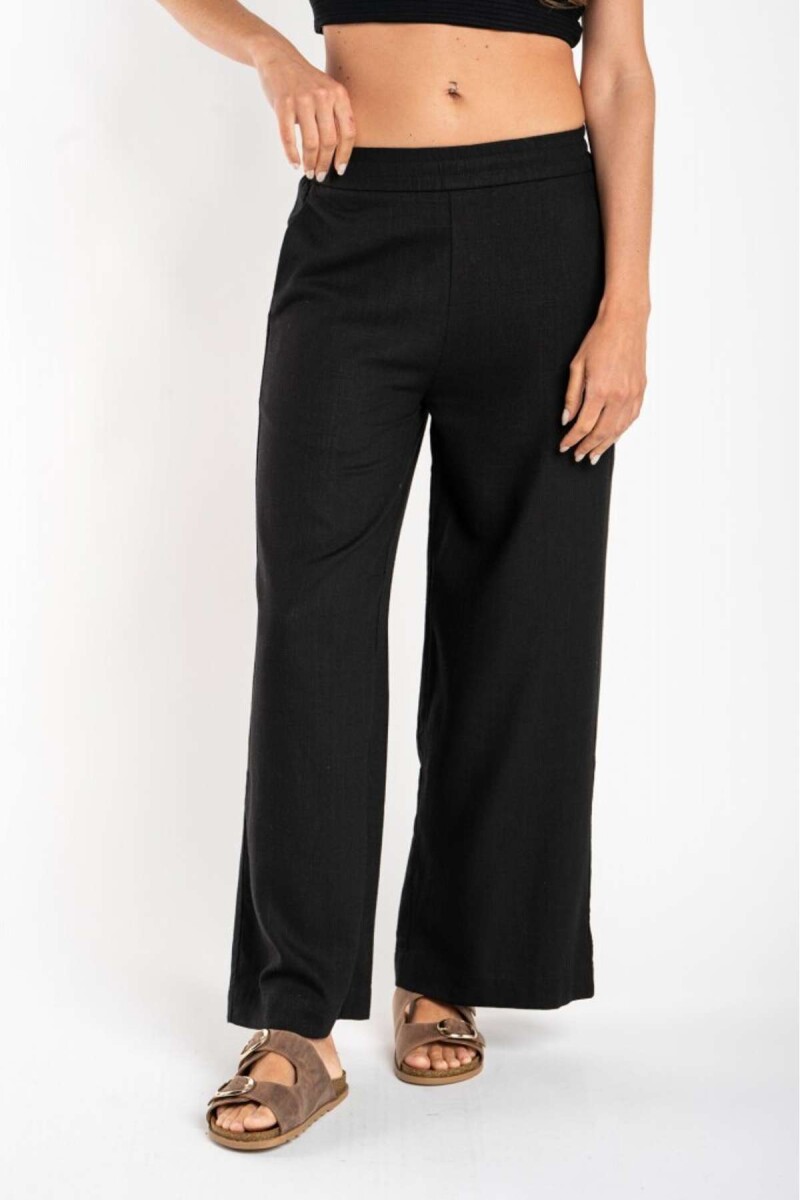 Pantalón Lino - Negro 