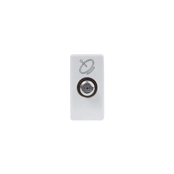 Módulo toma TV hembra rosca F color blanco linea Gewiss GC0276