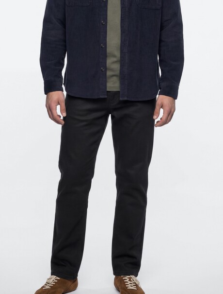 PANTALONES DE SARGA AJUSTADOS NEGRO
