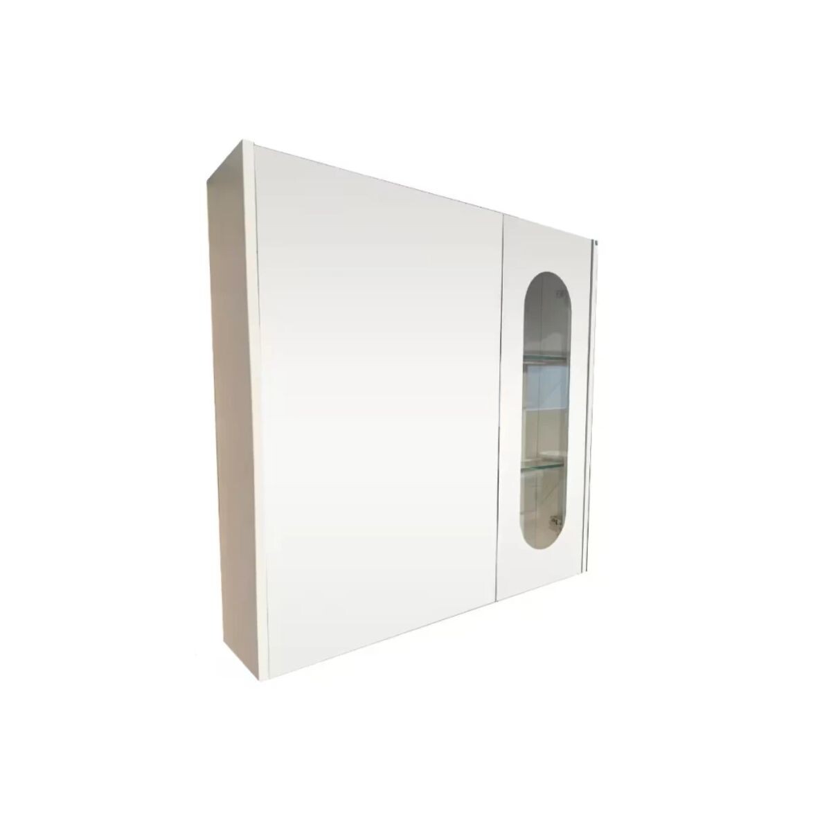 Espejo Botiquín 75 Cm Curve Blanco Dmc 