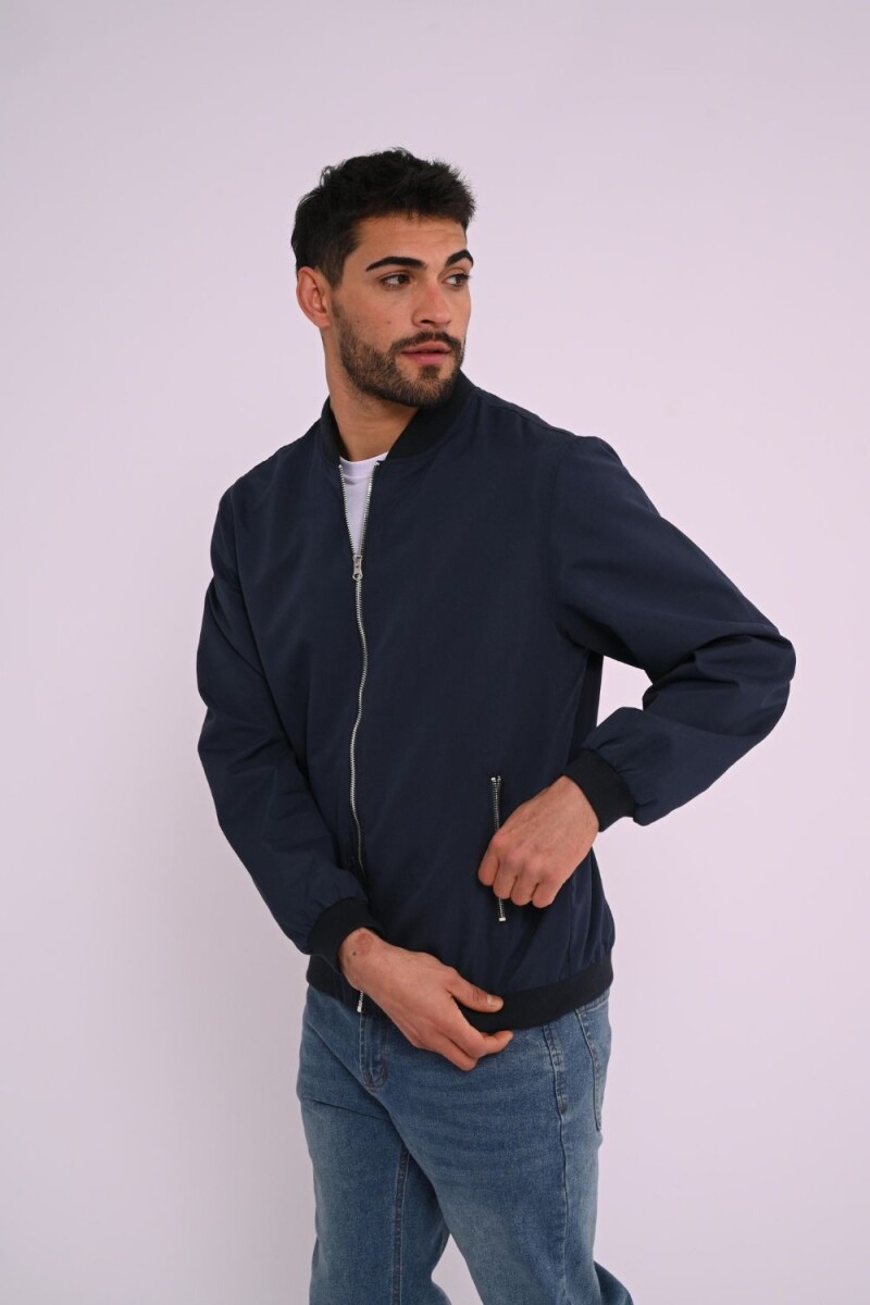 Campera bomber Azul
