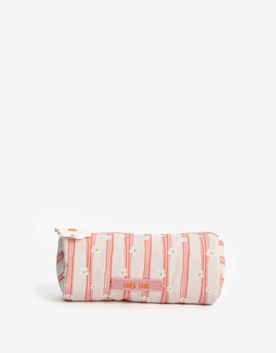Porta Cosméticos - Estampado flores 