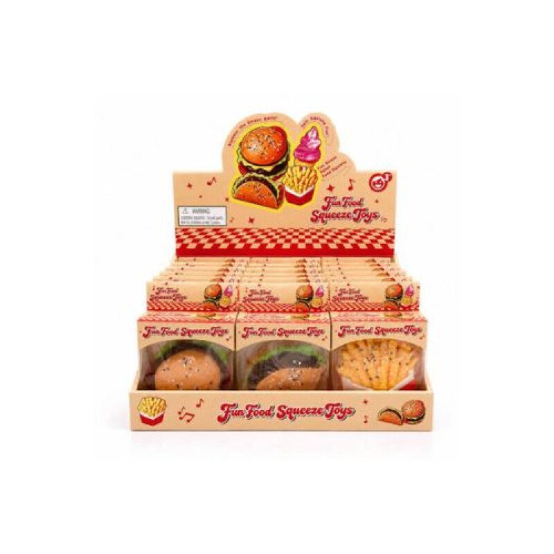 Squishys Hamburguesa Papitas y Helado Squishys Hamburguesa Papitas Y Helado