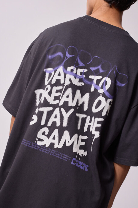 T-SHIRT MITON DIXIE Gris Oscuro