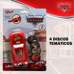 LANZADISCOS MCQUEEN CON 4 DISCOS única