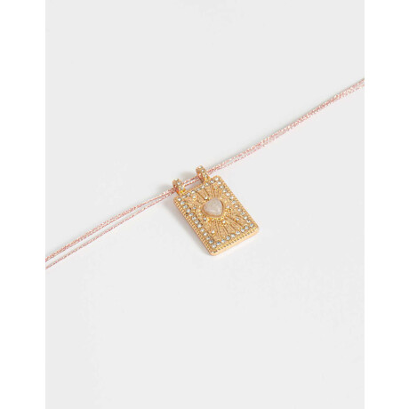 Collar Corto Hilo Dije Naipe Dorado