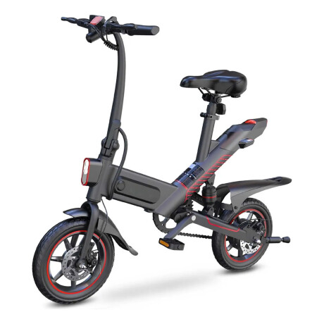 Bicicleta Eléctrica Plegable Gyroor C3 R14 para Adultos Negro