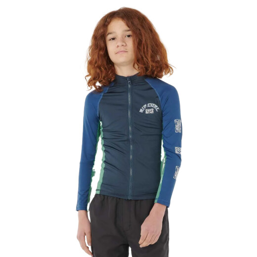 Lycra Rip Curl Tropic Daze Upf Niño - Azul Lycra Rip Curl Tropic Daze Upf Niño - Azul