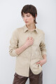 CAMISA SUEDE NATURAL